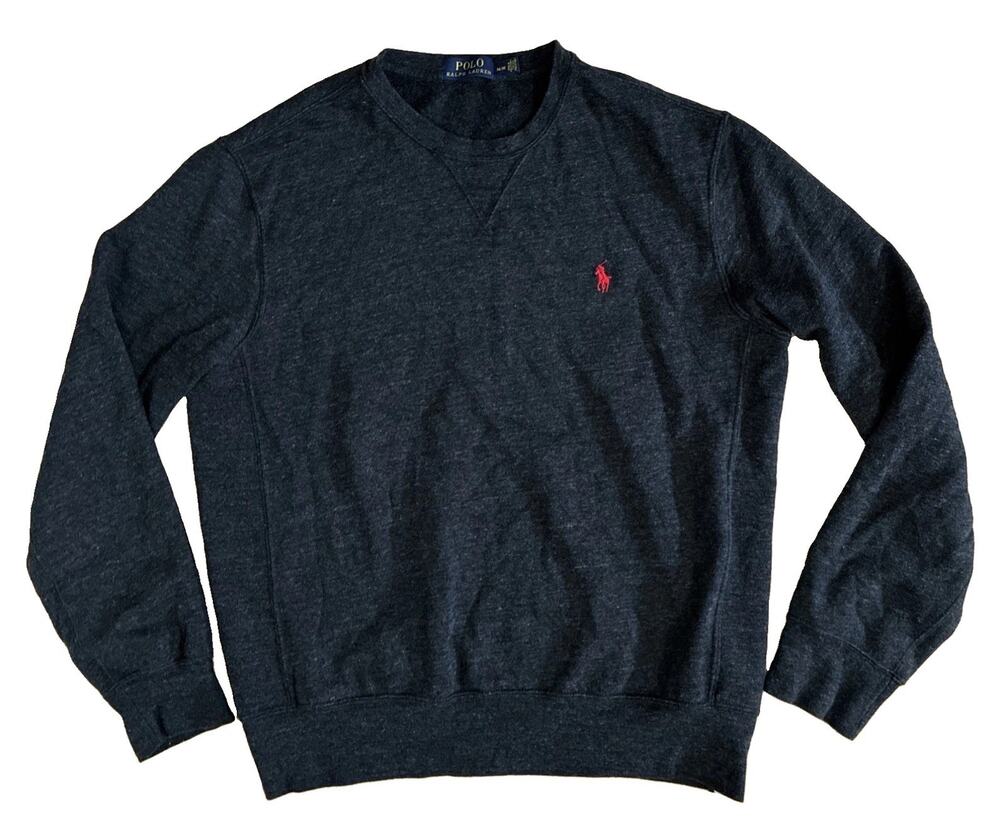 Polo Ralph Lauren Men's Size M Crewneck Pullover Flannel Sweater